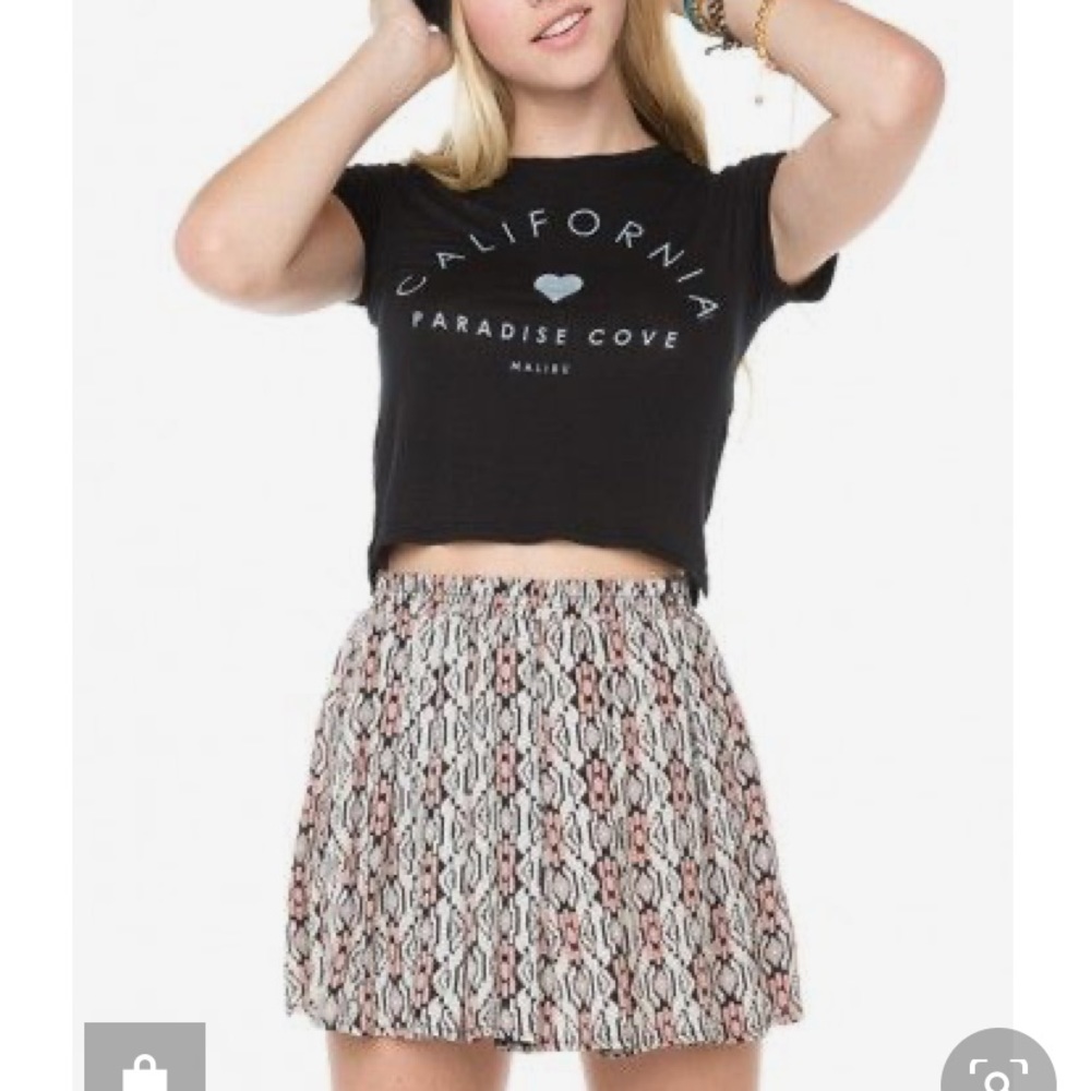 Brandy Melville Aztec mini skirt